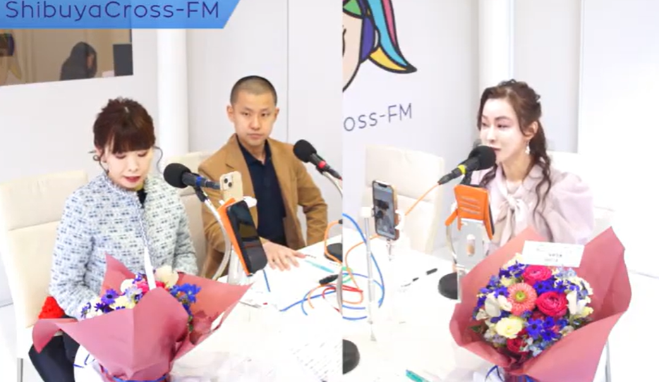 ラジオ出演[Shibuya Cross FM]